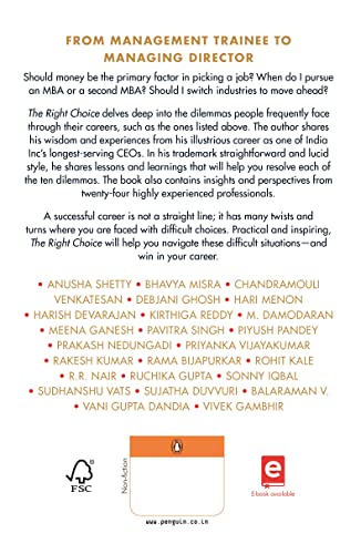 The Right Choice: Resolving 10 Career Dilemmas For Extraordinary Success | Penguin Non-Fiction, Career Guide, Business…