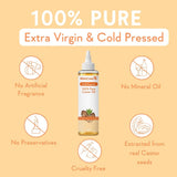 wishcare Pure Cold Pressed Castor Oil & Jamaican Black Castor Oil - 200Ml image 4