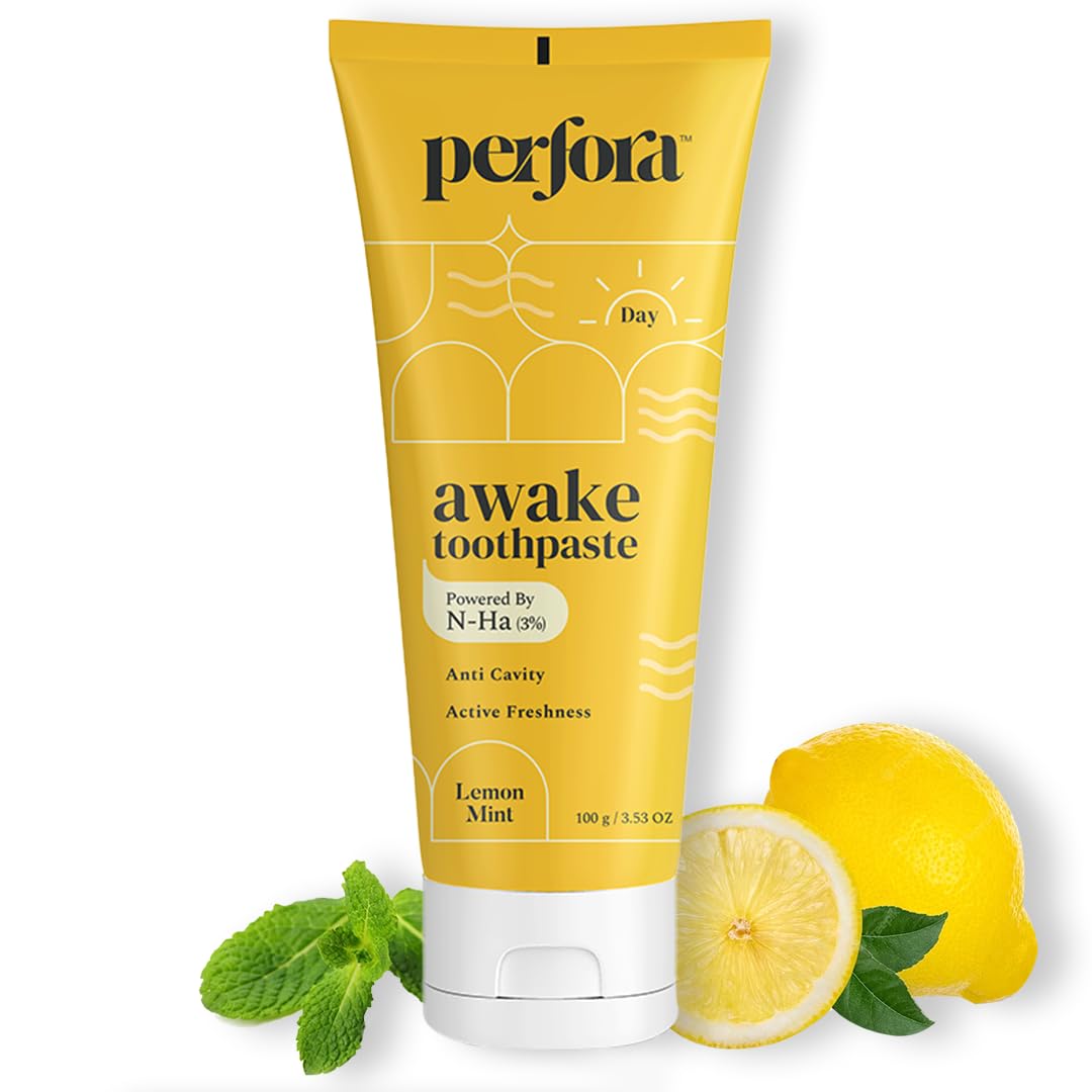 Perfora Awake Toothpaste Lemon Mint -100 gm - Pack of 1 image 4