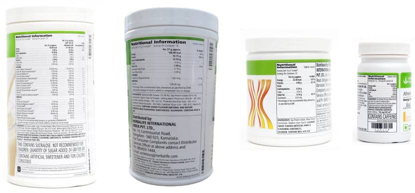 HERBALIFE Formula 1 Shake Strawberry 500g, Protein 200Gram, Afresh Lemon 50g, ShakeMate 500gNutrition Drink (Pack of 4, image 2