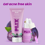 PLIX  Jamun Face Wash and Active Acne Serum Combo(100ML + 30ML) image 3