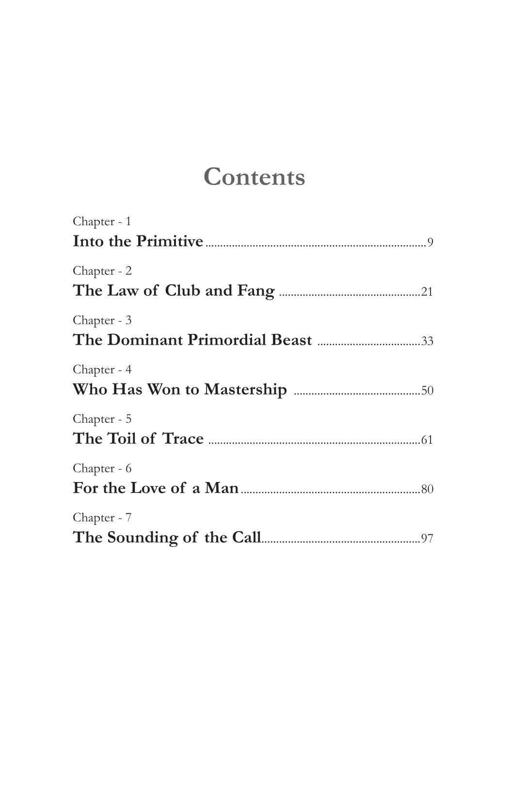 The Call Of The Wild - Jack London – Unbound Script (image 2)
