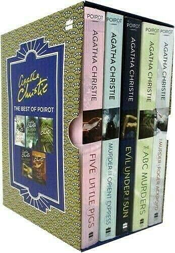 Agatha Christie The Best Of Poirot 5 Books Box Set Collection Pack image 2