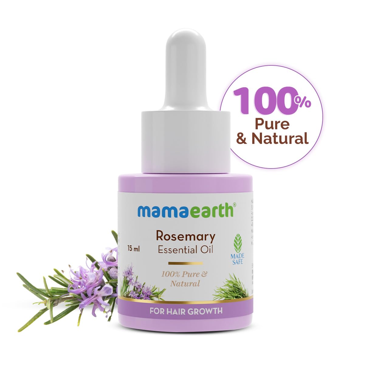 Mamaearth Rosemary Essential Oil for Hair Growth-15 ml image 3