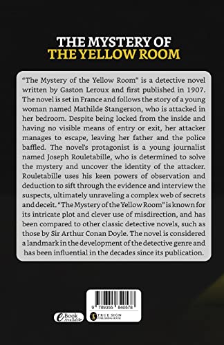 The Mystery Of "The Yellow Room" by LeRoux, Gaston (image 2)