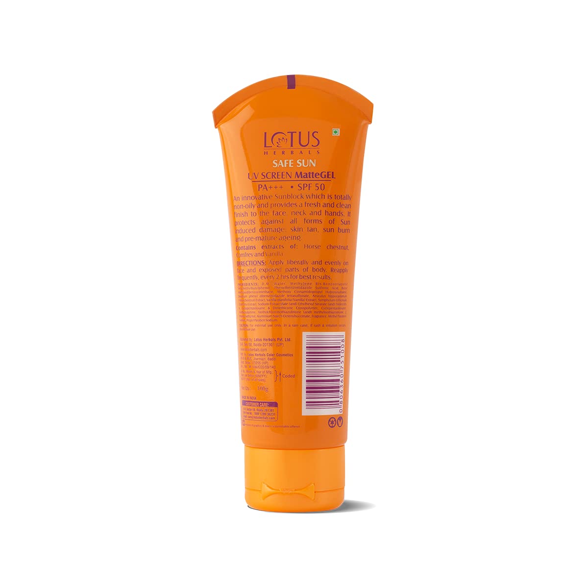 Lotus Herbals Safe Sun UV Screen Matte Gel, SPF 50 (100gm) image 2