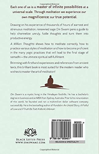 A Million Thoughts: Learn All About Meditation from The Himalayan Mystic Paperback image 2