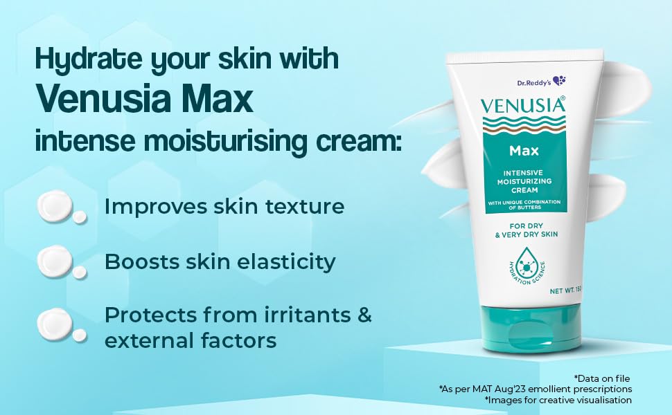 Dr. Reddy's Venusia Max Intensive Moisturizing Cream -150 gm image 5