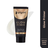 Pilgrim Glow Primer Lightweight Gel Based Velvety Matte Finish, Blurs Pores, Vit C+E Infused -30ml image 2
