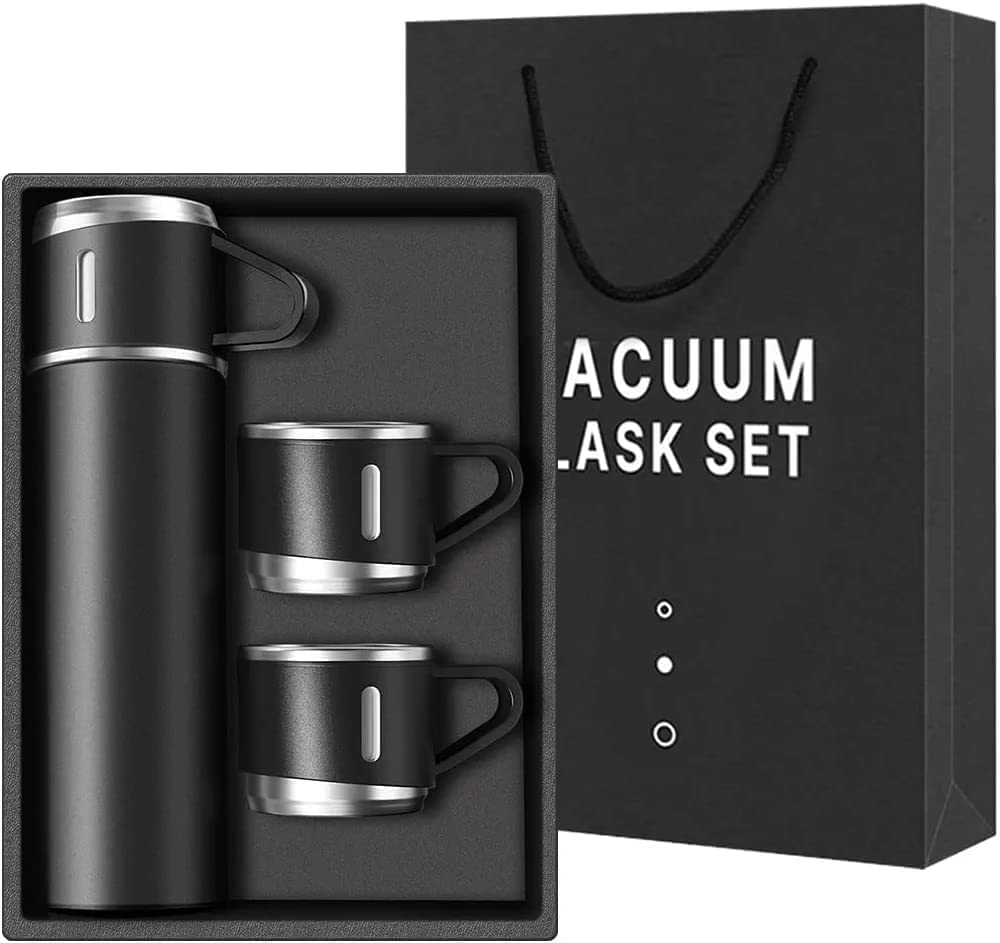 Stainless Steel Thermo 500ml Vacuum Insulated Bottle Water Flask Gift Set 500 ml