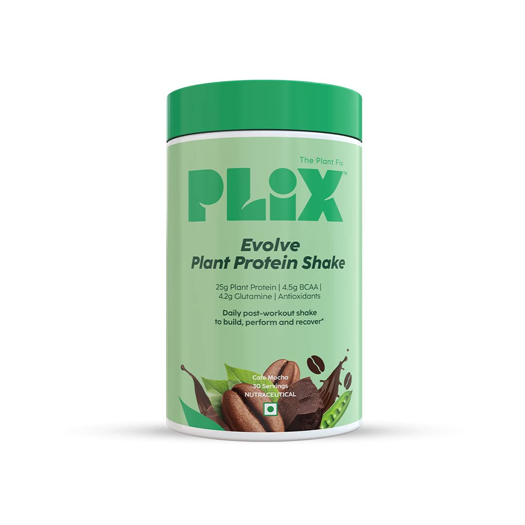 PLIX The Plant Fix Evolve Plant Protein Shake Powder - Chocolate -1 kg image 5