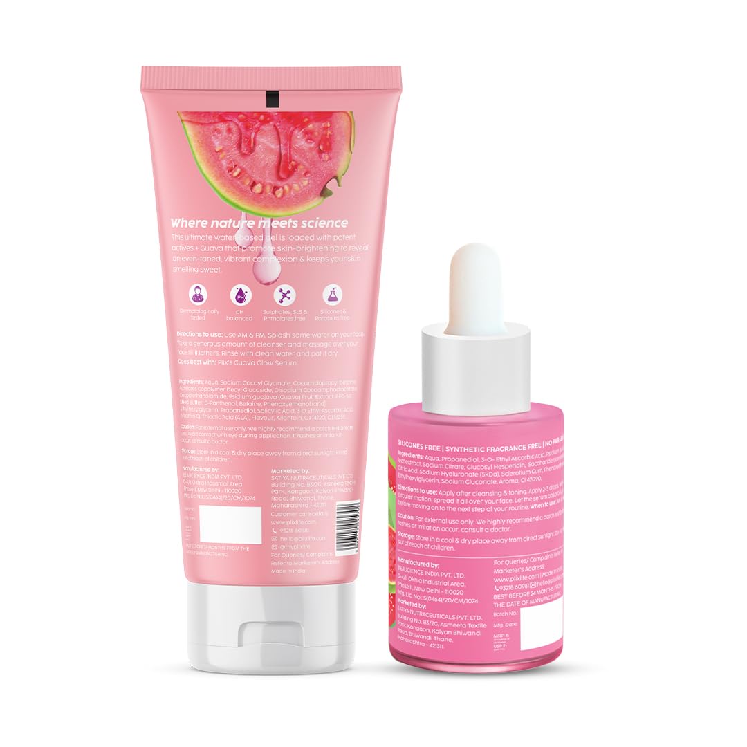 PLIX  Cleanser 100ml and Face Serum 20 ml -Combo image 2