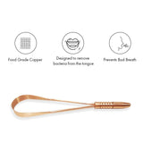 Perfora 100% Pure Copper Tongue Scraper for Oral Hygiene image 3