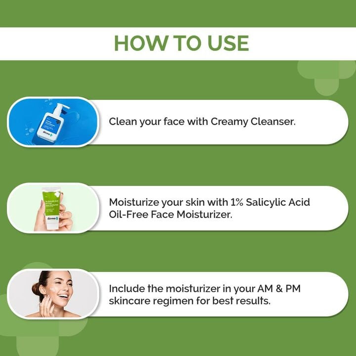 1% Salicylic Acid Oil-Free Moisturizer For Face with Oat Extract - 50g image 5