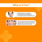1% Hyaluronic Acid Sunscreen Serum with SPF 50 & Niacinamide - 30ml image 5