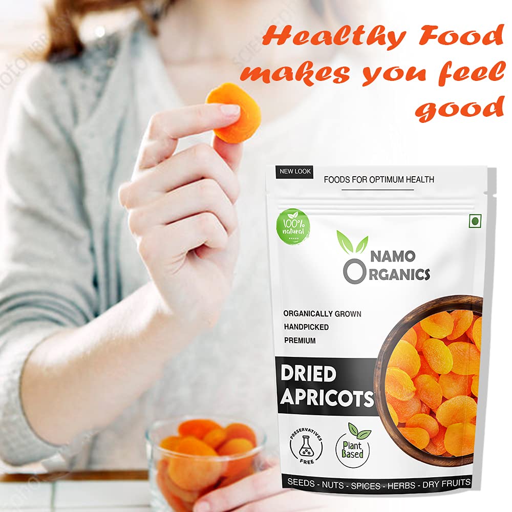 Namo Organics Dried Apricots Turkish -500gm image 3