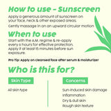 PLIX  Under-Eye Gel and SPF 50+ Guava Glow Sunscreen Combo image 6