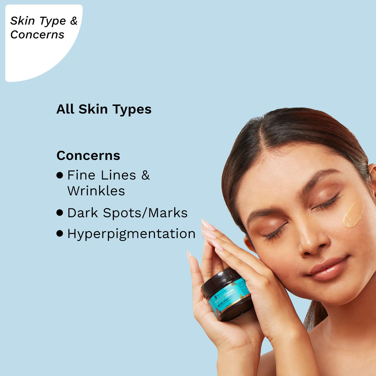 PILGcRIM Korean Retinol Anti Aging Night Cream -50gm image 5