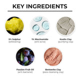 Dr. Sheth's Passion Fruit & Sulphur Face Mask -50 gm image 3