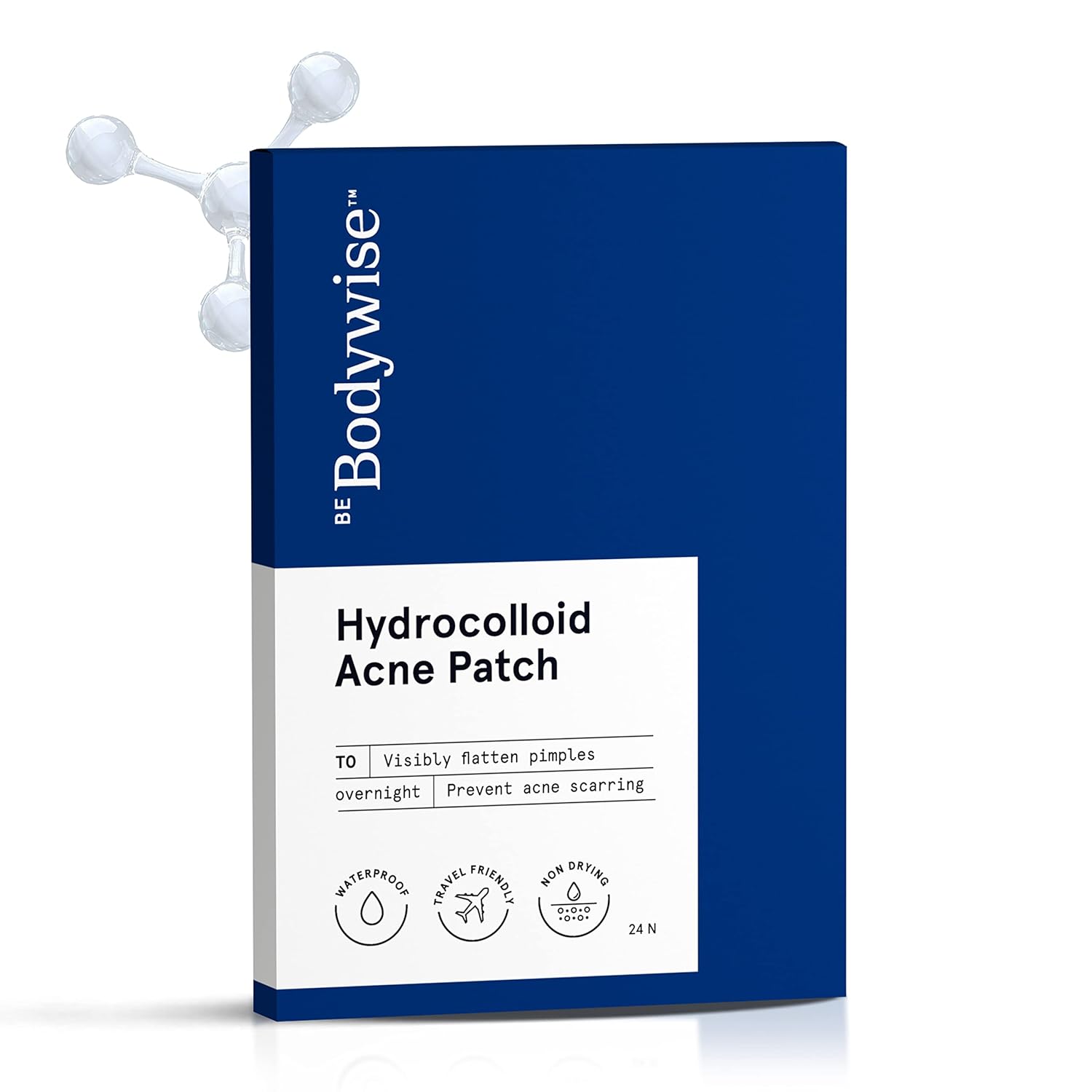 BeBodywise Hydrocolloid Acne Pimple Patch -24 pcs image 2