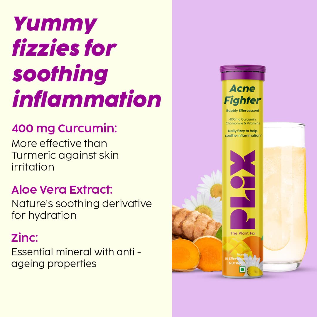 PLIX  Jamun Active Acne Control Dewy Serum- 30ml and Acne Fighter Combo image 4