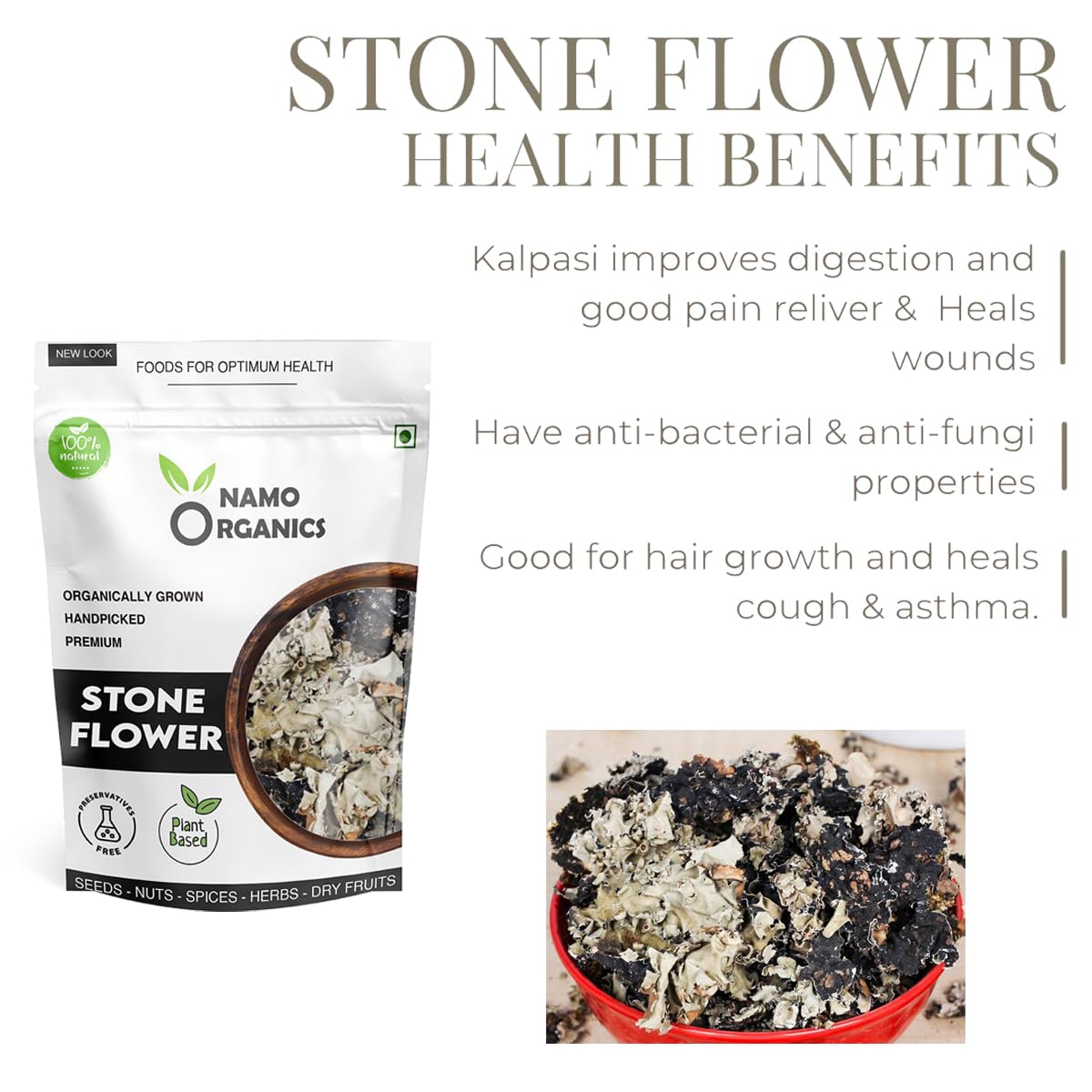 Namo Organics Stone Flower- 50 Gm image 5