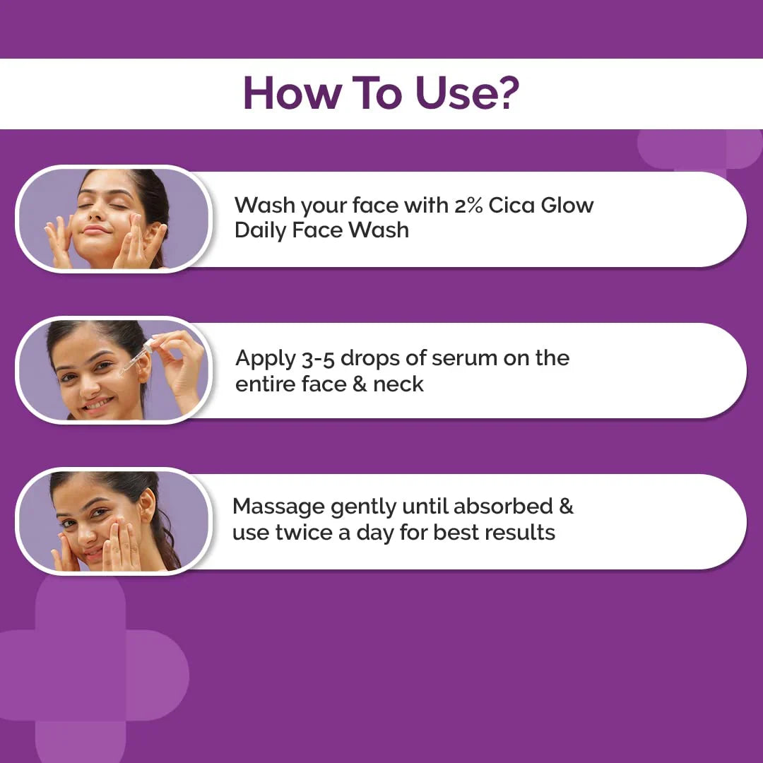 The Derma Co 10% Cica Glow Face Serum 30ml image 5