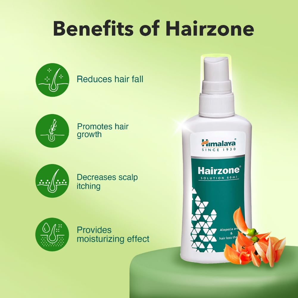 Himalaya Hairzone Solution -60 ml image 7