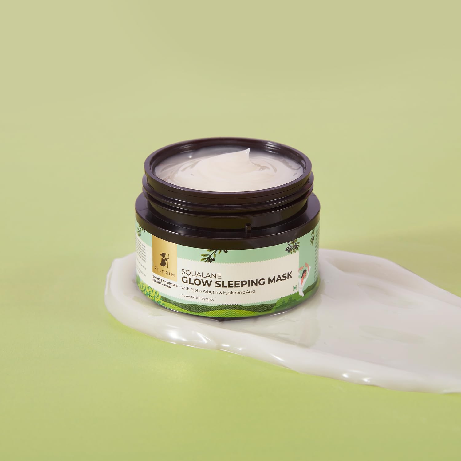 PILGRIM Spanish Squalane Glow Sleeping Mask 50gm image 2