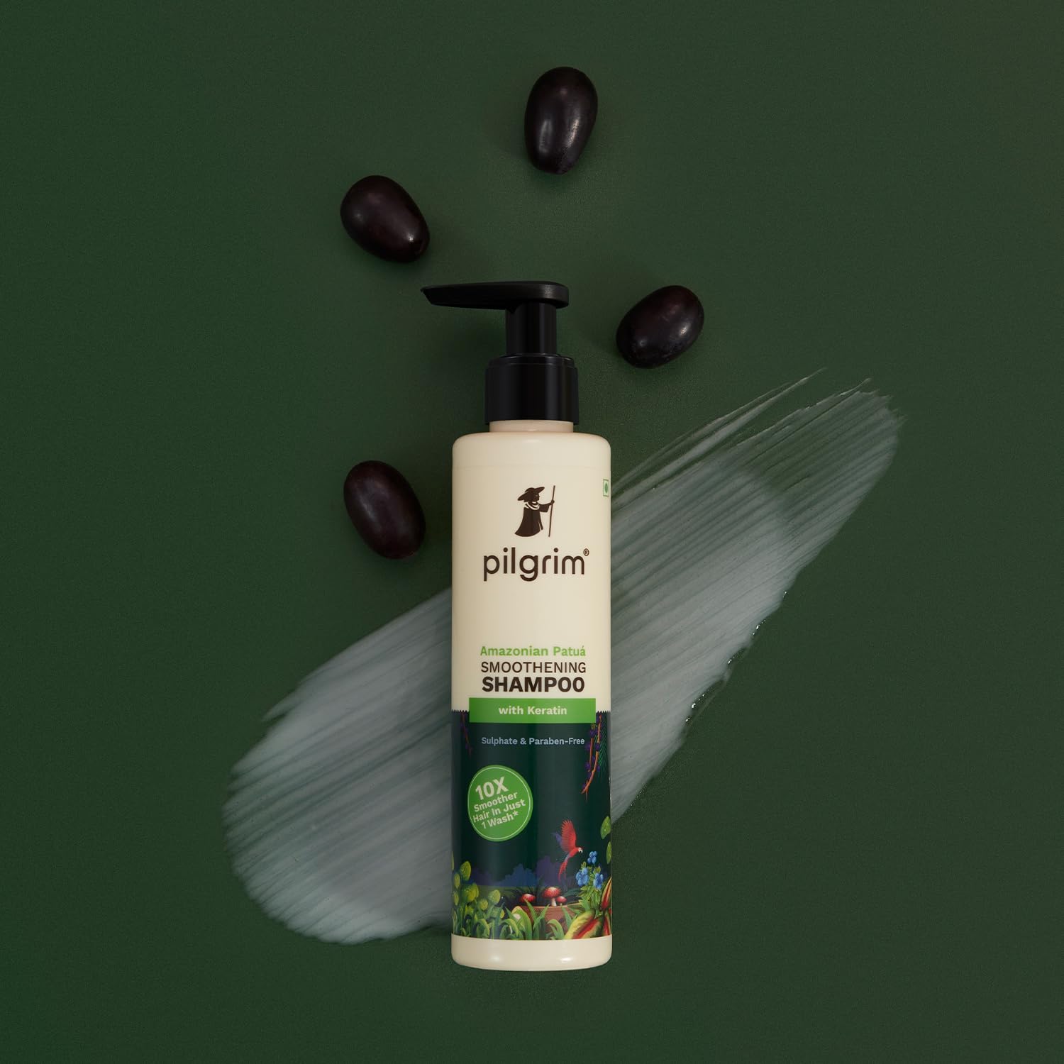 Pilgrim Patuá & Keratin Hair SMOOTHENING SHAMPOO 200 ml image 4