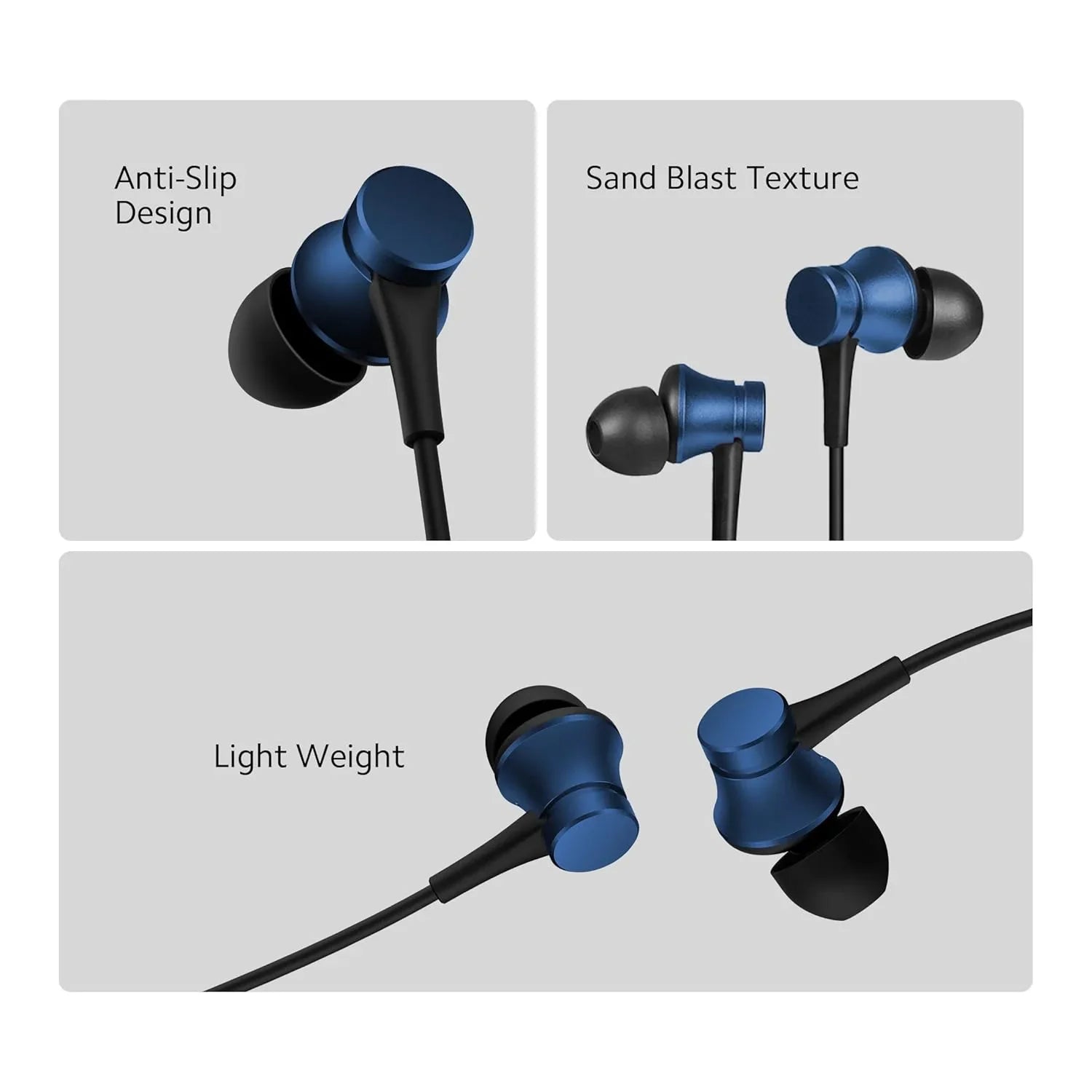 Xiaomi Wired in-Ear Earphones with Mic, Ultra Deep Bass & Metal Sound Chamber (Black) image 2