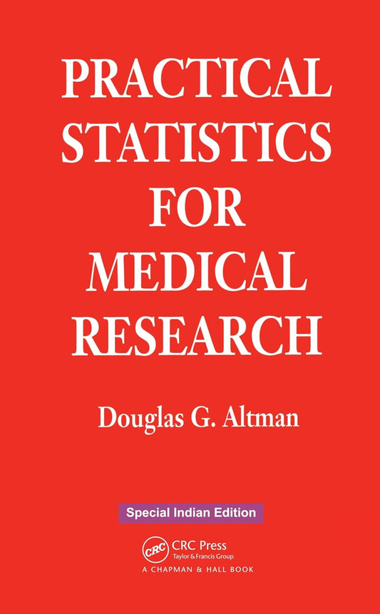 Practical Statistics for Medical Research - Douglas G. Altman – Dev Publishers & Distributors