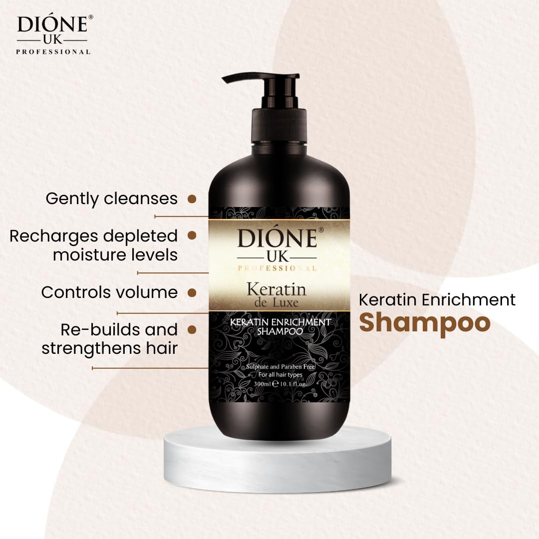 DIONE UK Keratin Enrichment Hair Shampoo (300 ML) image 2