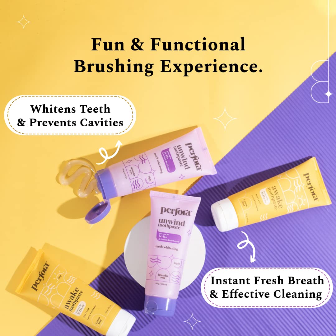Perfora The Daily Routine Awake & Unwind Toothpaste Combo -Combo image 5