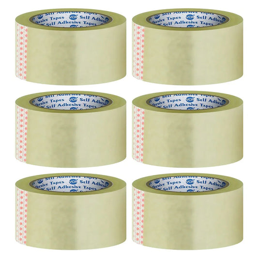Buy Transparent Tapes For Packaging - 2 Inches X 180 Meters (Pack Of 6)