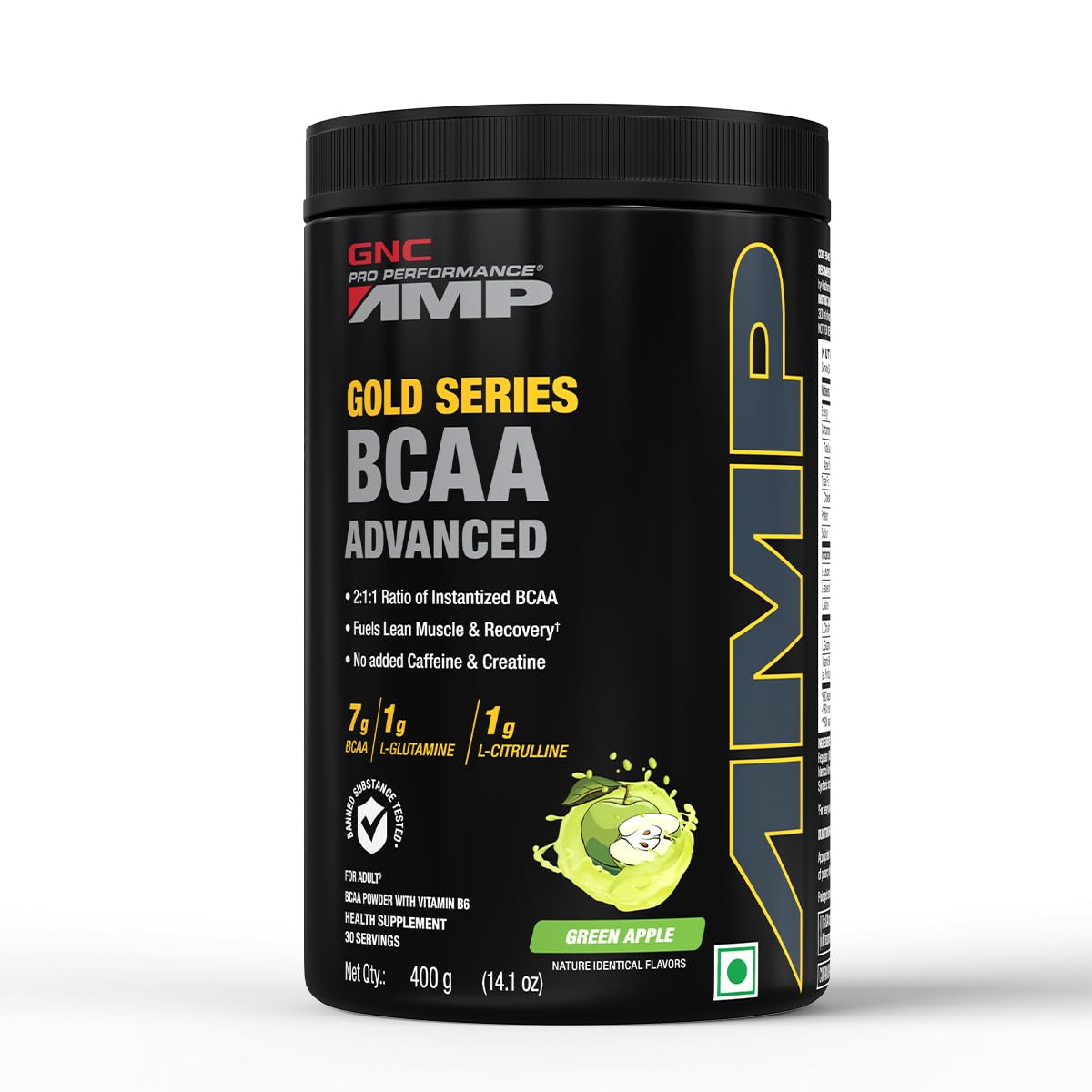 GNC AMP Gold Series BCAA Advanced | 400 gm image 3