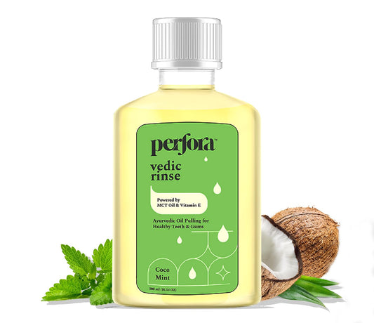 Perfora Vedic Rinse - Coco Mint Oil Pulling -15 days pack | 300 ml