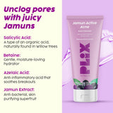 PLIX  Jamun Cleanser-100ml, Body Wash-236ml and Serum-30ml Combo image 4