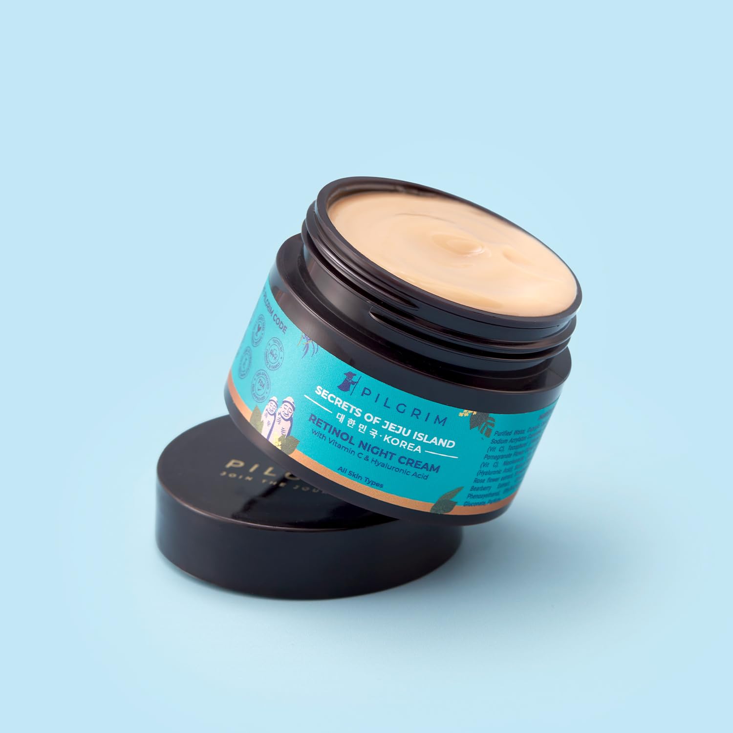 PILGcRIM Korean Retinol Anti Aging Night Cream -50gm image 2