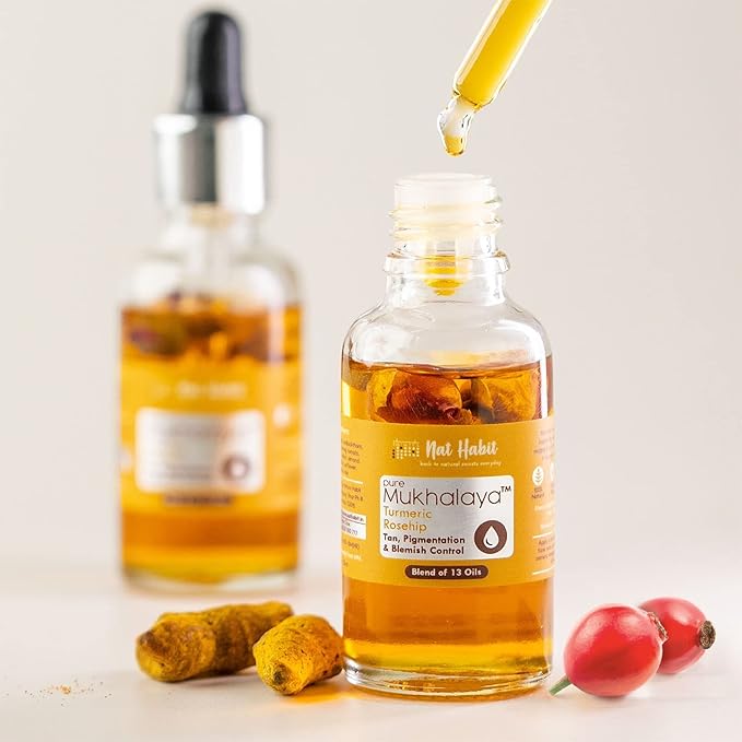 Nat Habit Pure Turmeric Rosehip Mukhalaya - 30 ml image 3