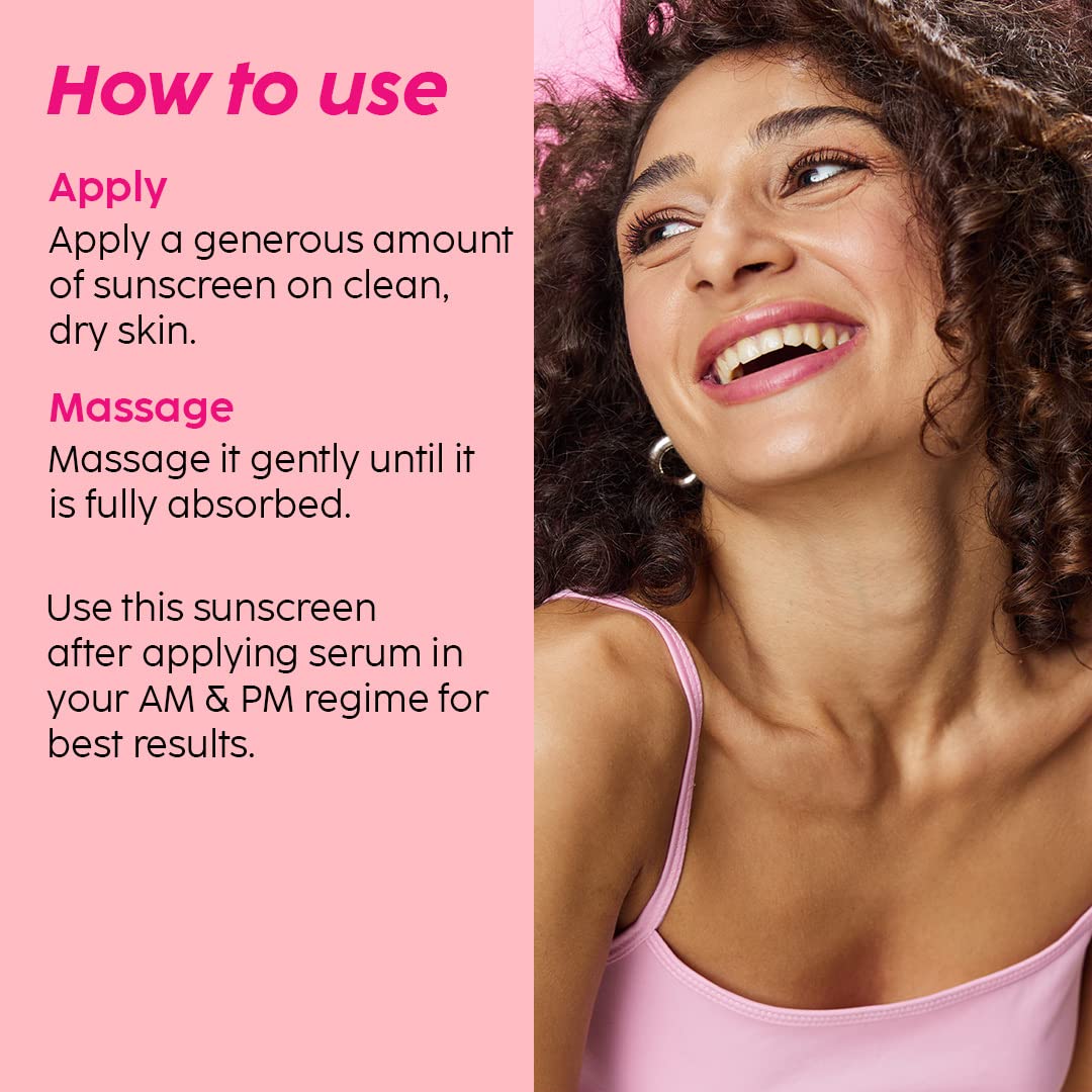 PLIX  SPF 50+ Guava Glow Sunscreen and 23% Vitamin C Guava Face Serum Combo (50g and 20ml) image 5
