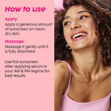 PLIX  SPF 50+ Guava Glow Sunscreen and 23% Vitamin C Guava Face Serum Combo (50g and 20ml) image 5