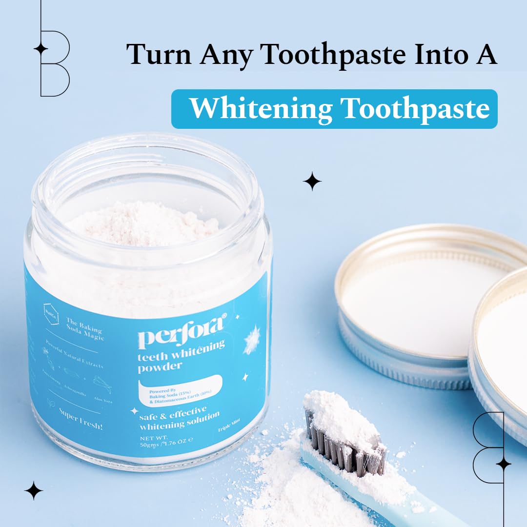 Perfora Teeth Whitening Powder -50 gm image 4