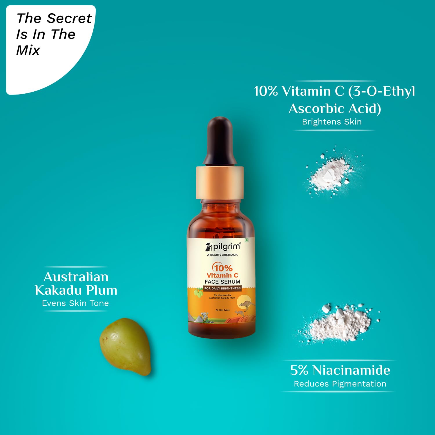 Pilgrim Vitamin C Face Serum  Face serum- 30ml image 6