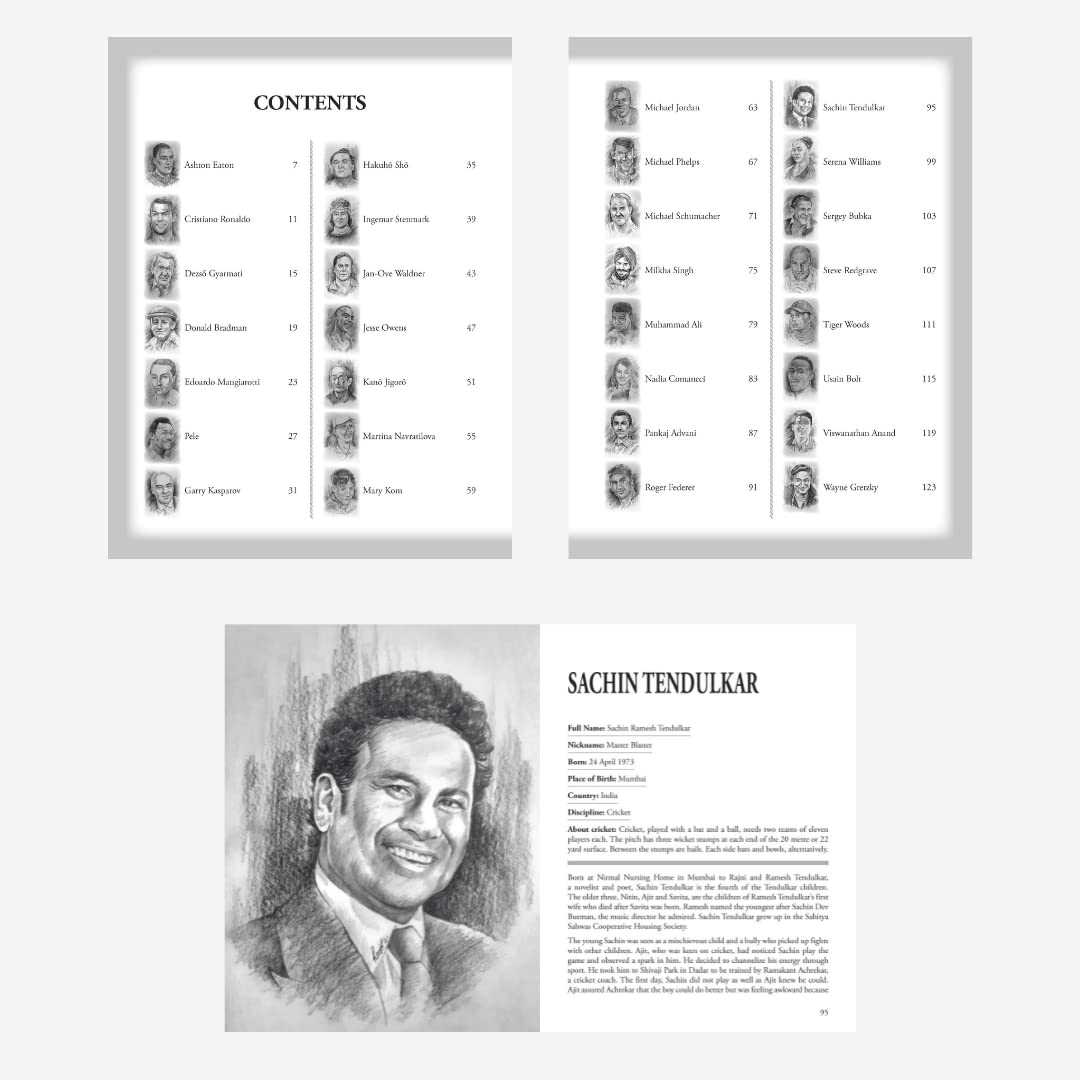 Inspiring Lives:Worlds Greatest Sportspersons : Biographies Of Inspirational Personalities For Kids | 124 Pages – Scholars…
