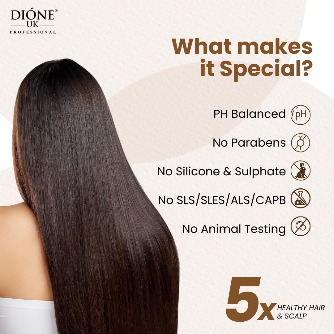 DIONE UK Keratin Enrichment Hair Shampoo (300 ML) image 6