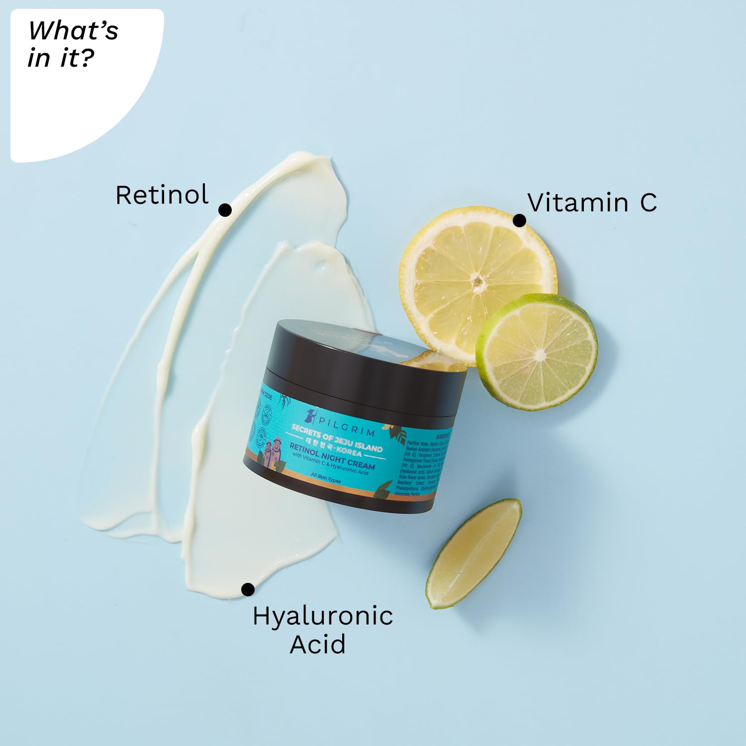 PILGcRIM Korean Retinol Anti Aging Night Cream -50gm image 3