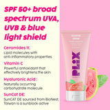 PLIX  Under-Eye Gel and SPF 50+ Guava Glow Sunscreen Combo image 2