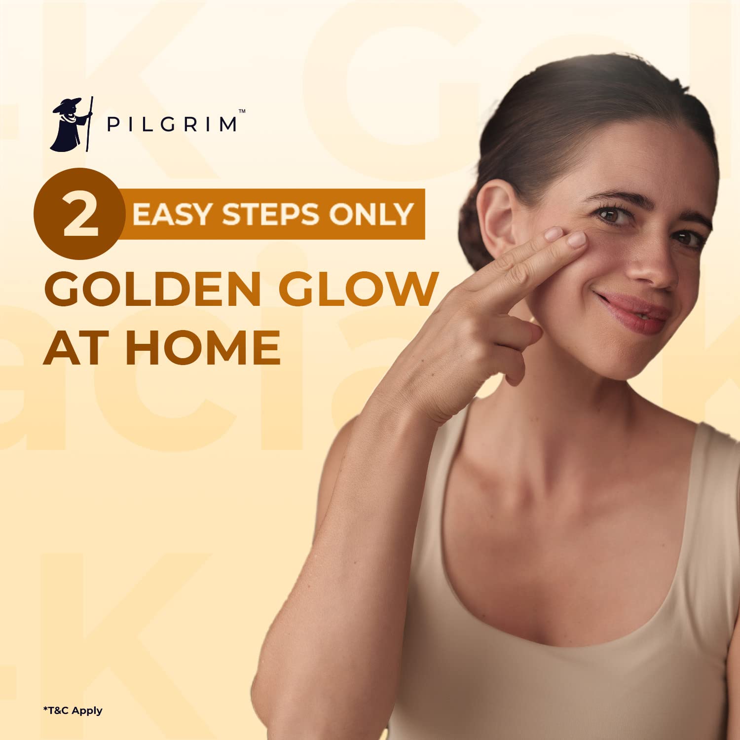 Pilgrim 24K Gold Facial Kit  24K Gold Face Mask Pack 50gm | 24K Gold Beauty Oil 20ml | image 5