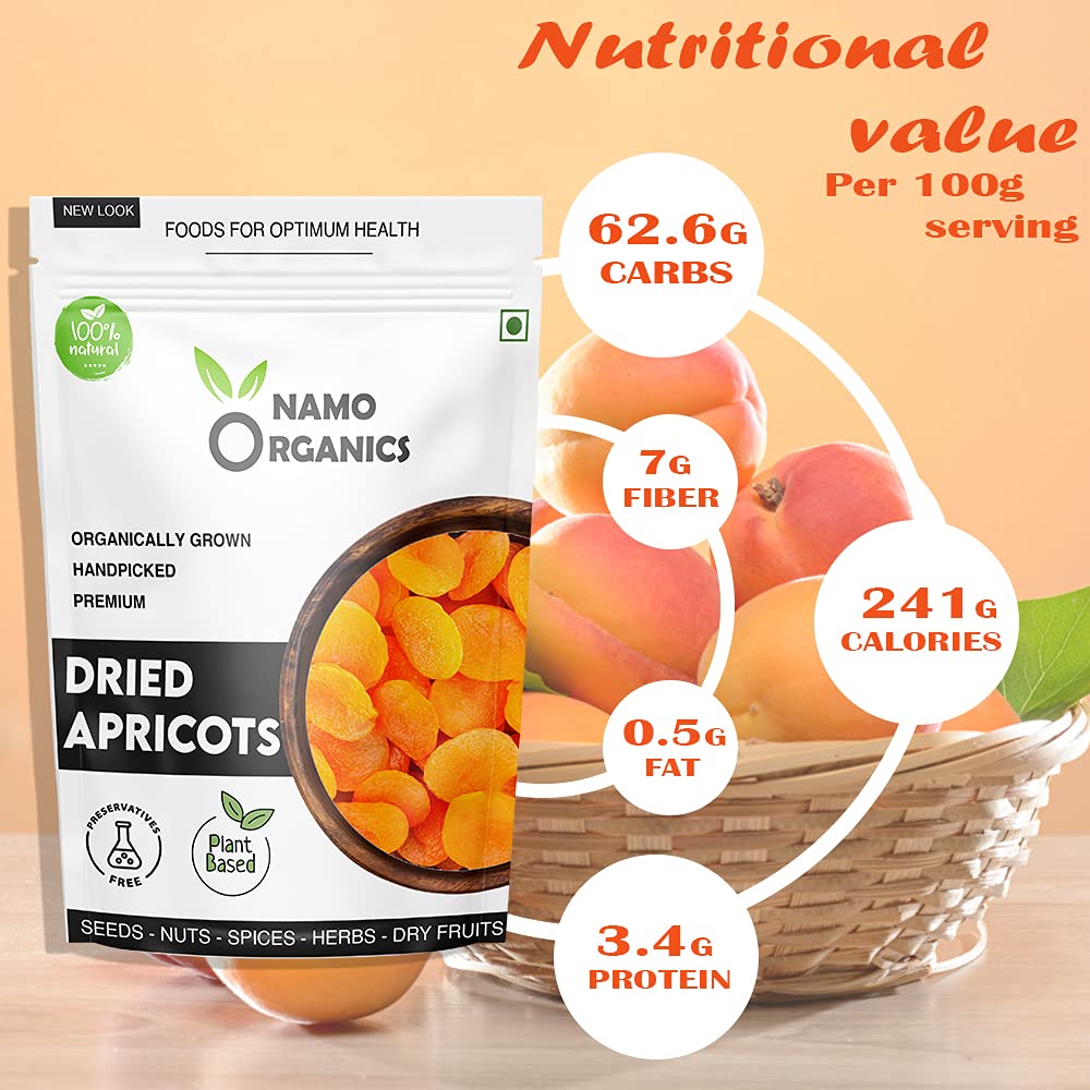 Namo Organics Dried Apricots Turkish -500gm image 10